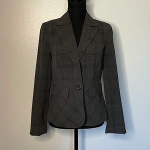 Banana Republic | Grey Plaid Blazer